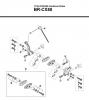 Shimano BR Brake - Bremse Pièces détachées BR-CX50 -3222A  CYCLOCROSS Cantilever Brake