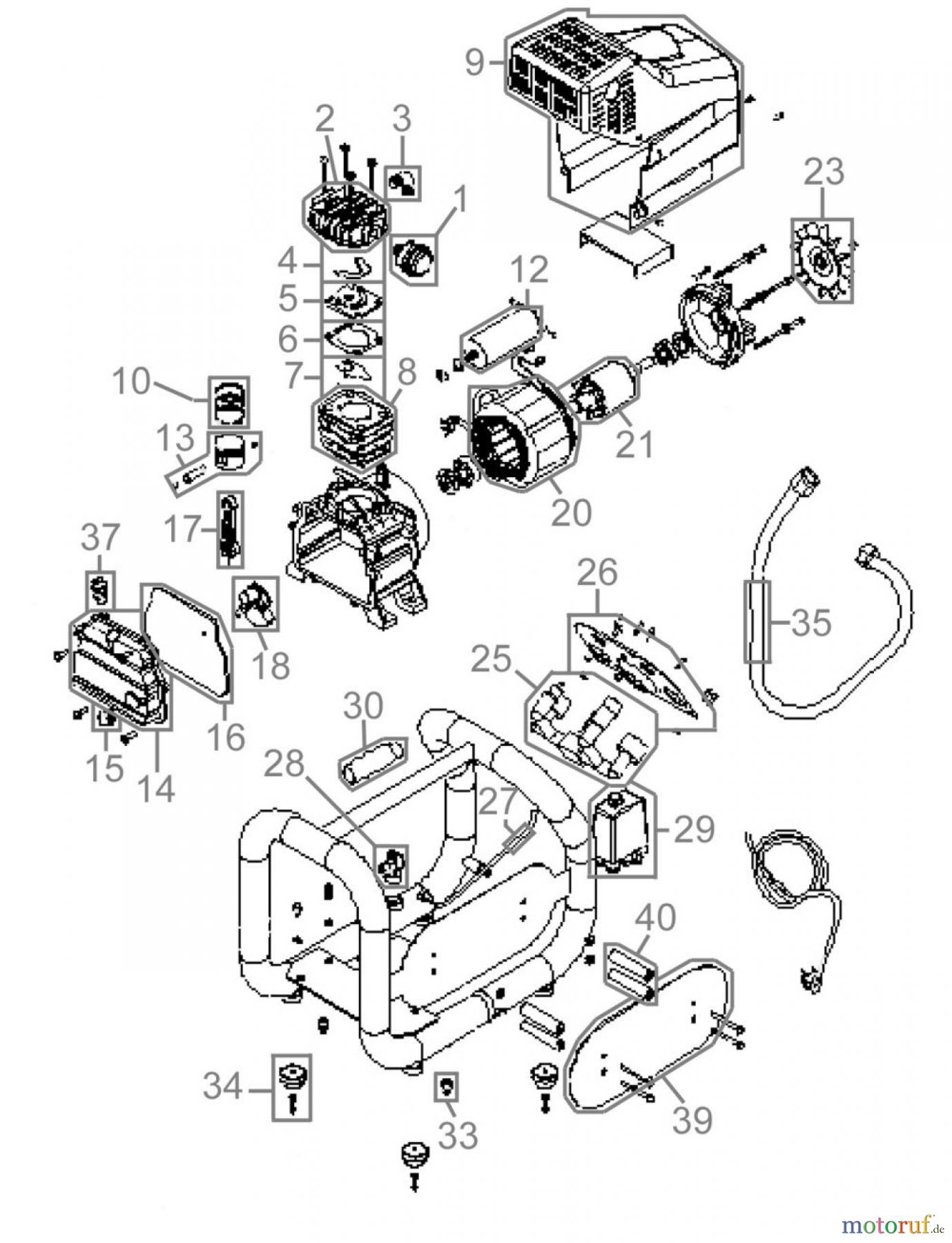  Güde Drucklufttechnik Kompressoren Ölfrei bis 50l Kessel MONTAGEKOMPRESSOR MK 230/08/5 - 50017  FSL50017-01