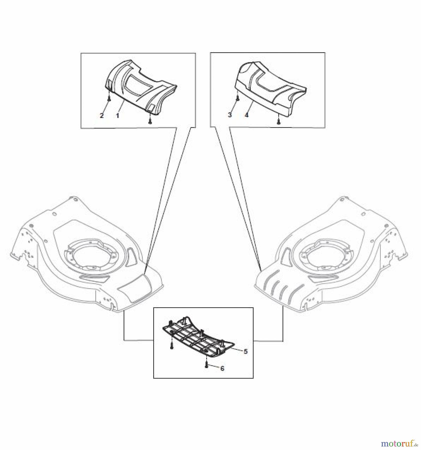  Global Garden Products GGP Rasenmäher Benzin Mit Antrieb 2017 CRL-CSL 484 WSE - CRL-CSL 484 WSQE Masks