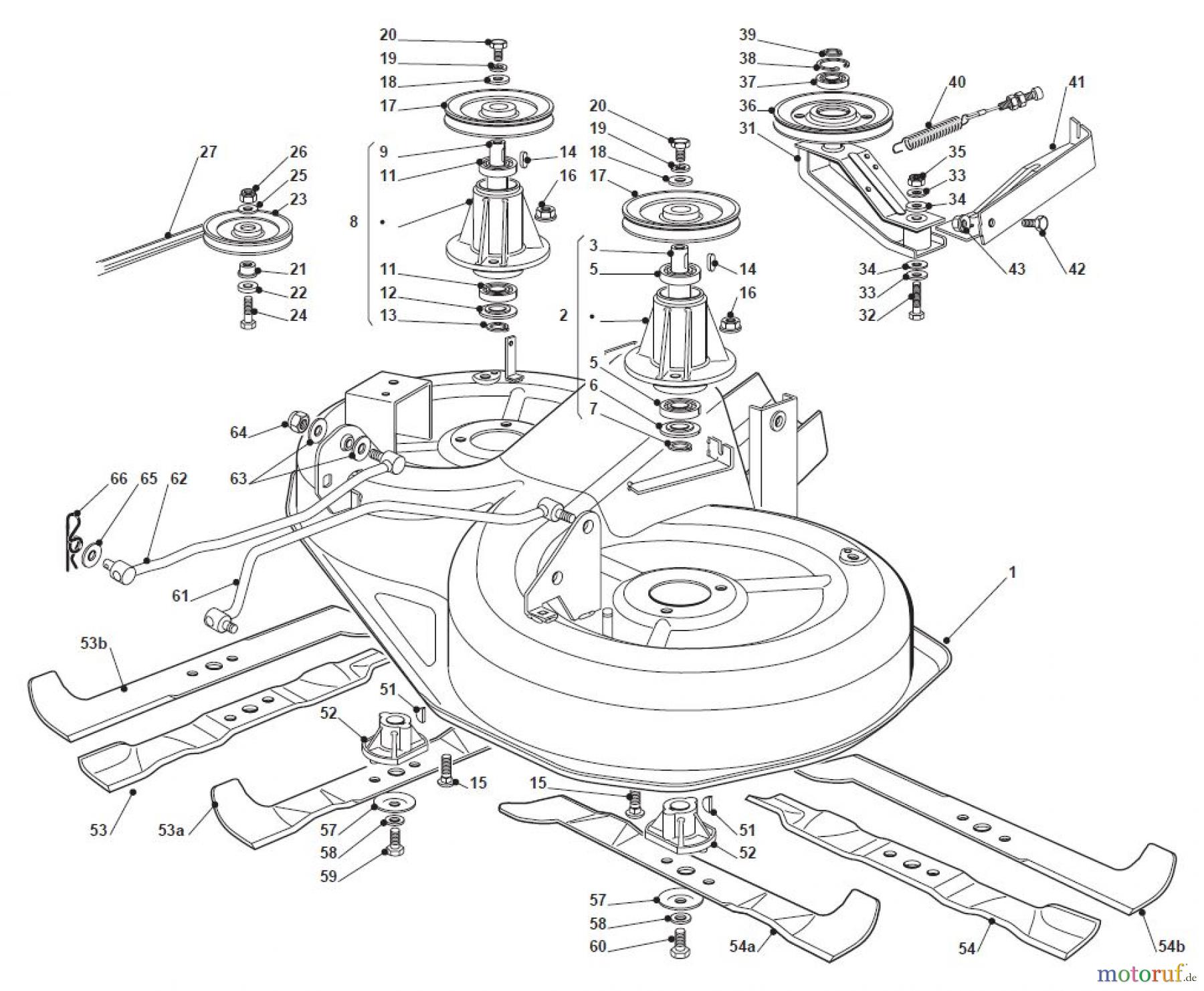  Global Garden Products GGP Aufsitzmäher Sammler Collecting 92cm 2017 NJTP 92 Hydro Cutting Plate