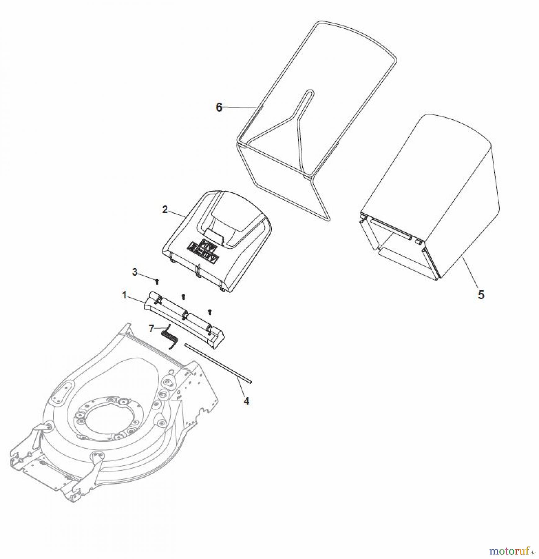  Global Garden Products GGP Rasenmäher Benzin Mit Antrieb 2017 MP1 504 WSQE Grass-Catcher