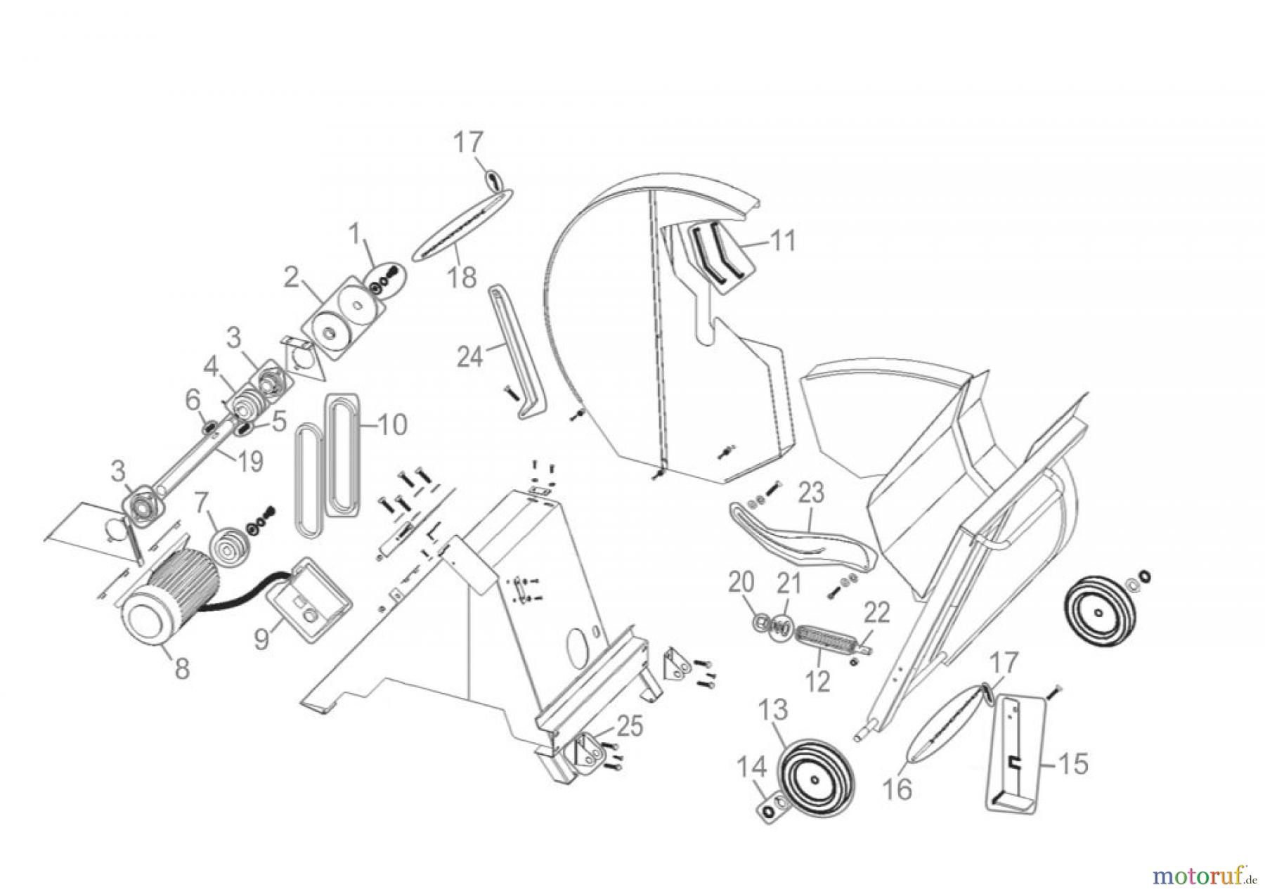  Güde Brennholzbearbeitung Brennholzsägen über 500 mm Ø-Sägeblatt WIPPSÄGE PWS 700 R - 75768 FSL75768-01