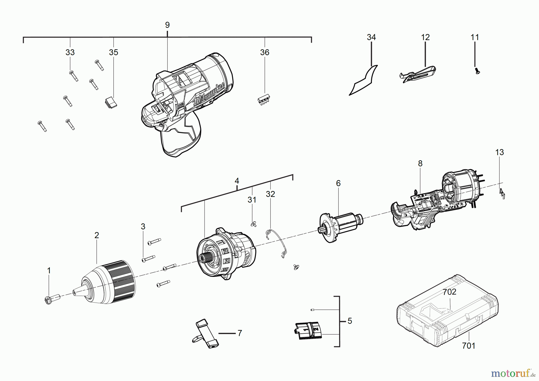  Milwaukee Akku-Geräte Bohren und Meißeln BOHRSCHRAUBER M12 FDD AKKU-SCHRAUBER