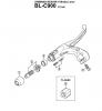 Shimano BL Brake Lever - Bremshebel Pièces détachées BLC900