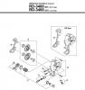 Shimano RD Rear Derailleur - Schaltwerk Pièces détachées RD-3400-12754