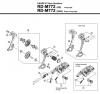 Shimano RD Rear Derailleur - Schaltwerk Pièces détachées RD-M772-2707B