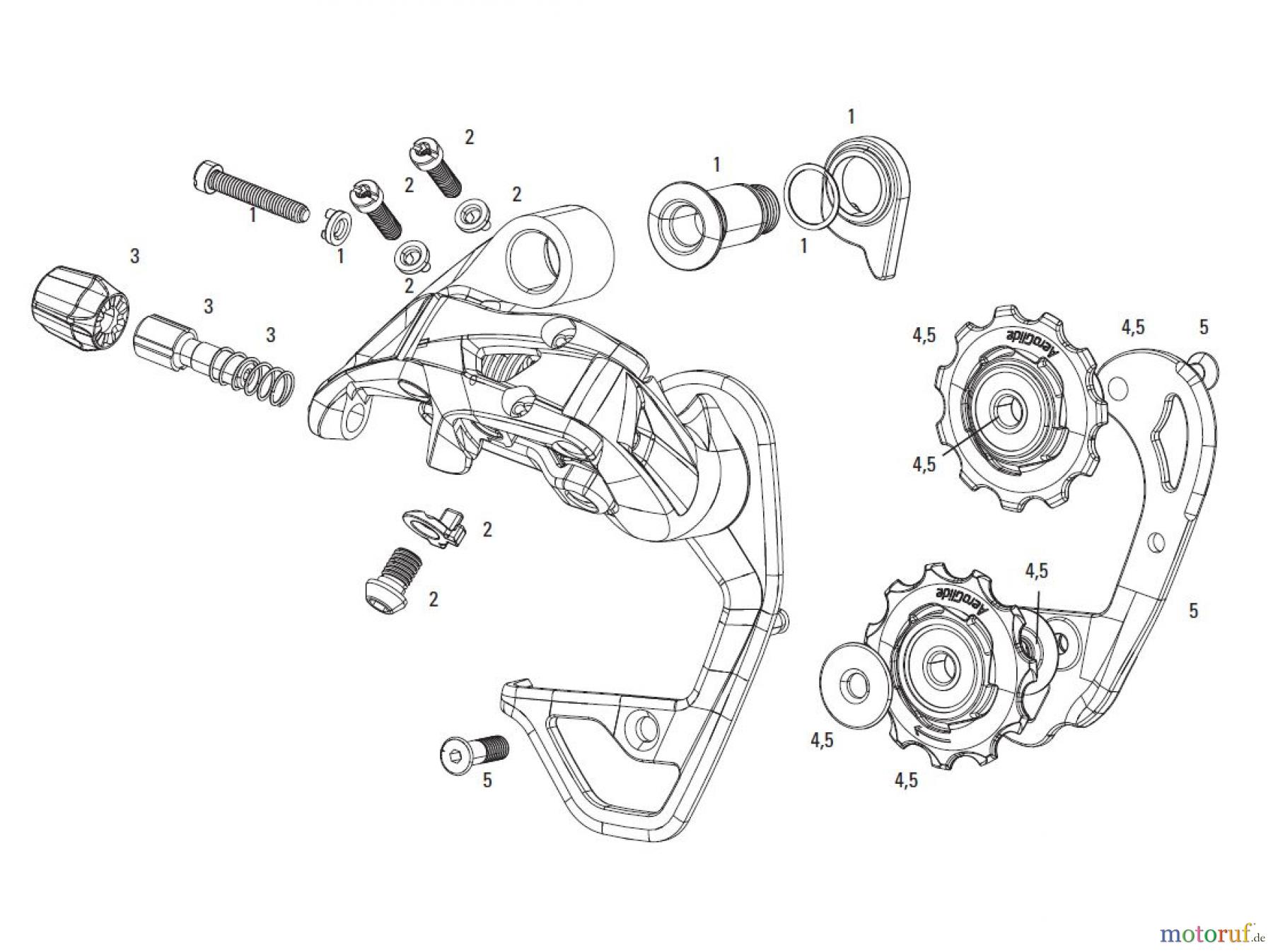  Sram Sram SRAM RED 2012 - REAR DERAILLEUR