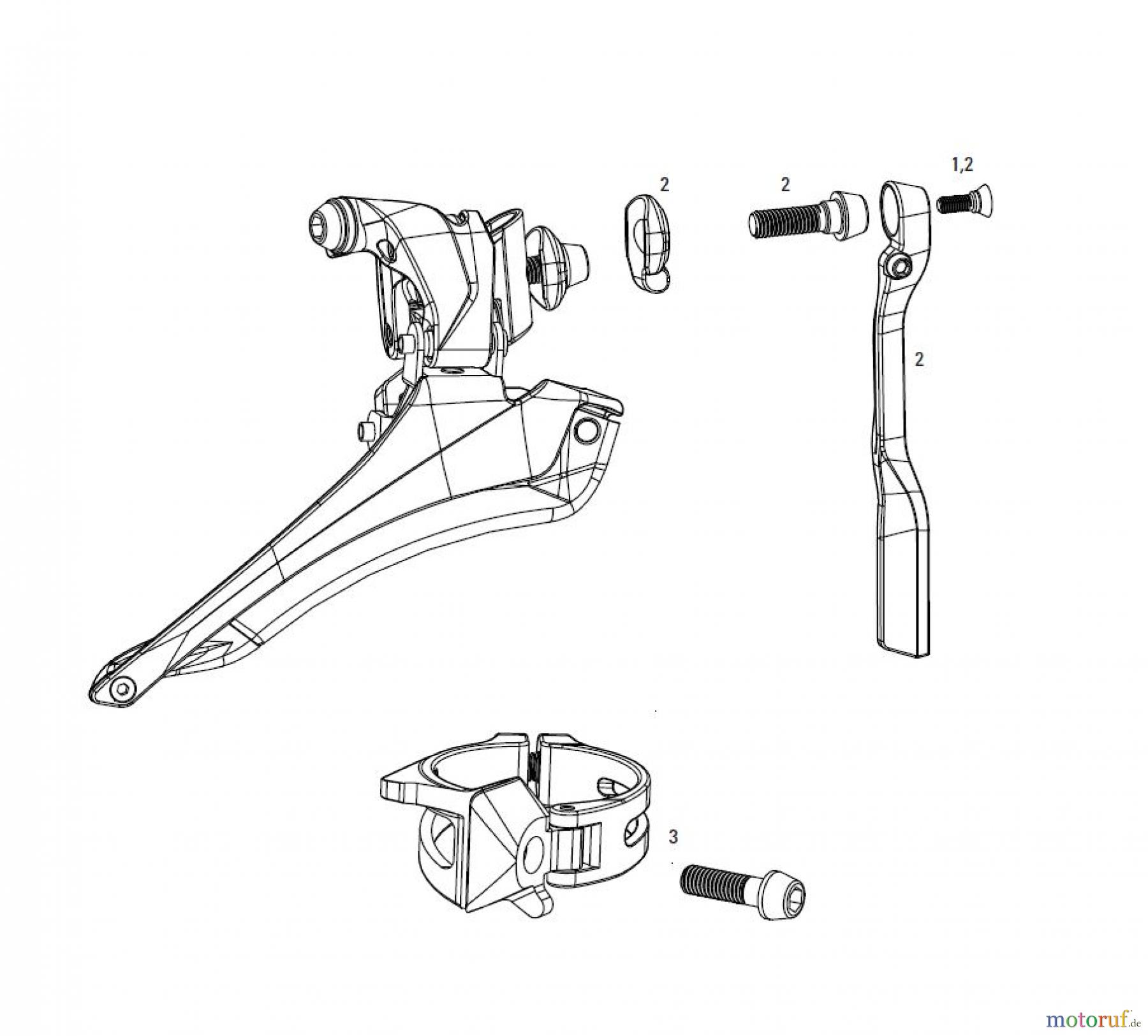  Sram Sram SRAM RED 2012- FRONT DERAILLEUR / CHAINSPOTTER