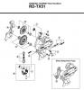 Shimano RD Rear Derailleur - Schaltwerk Pièces détachées RD-TX51-2757A