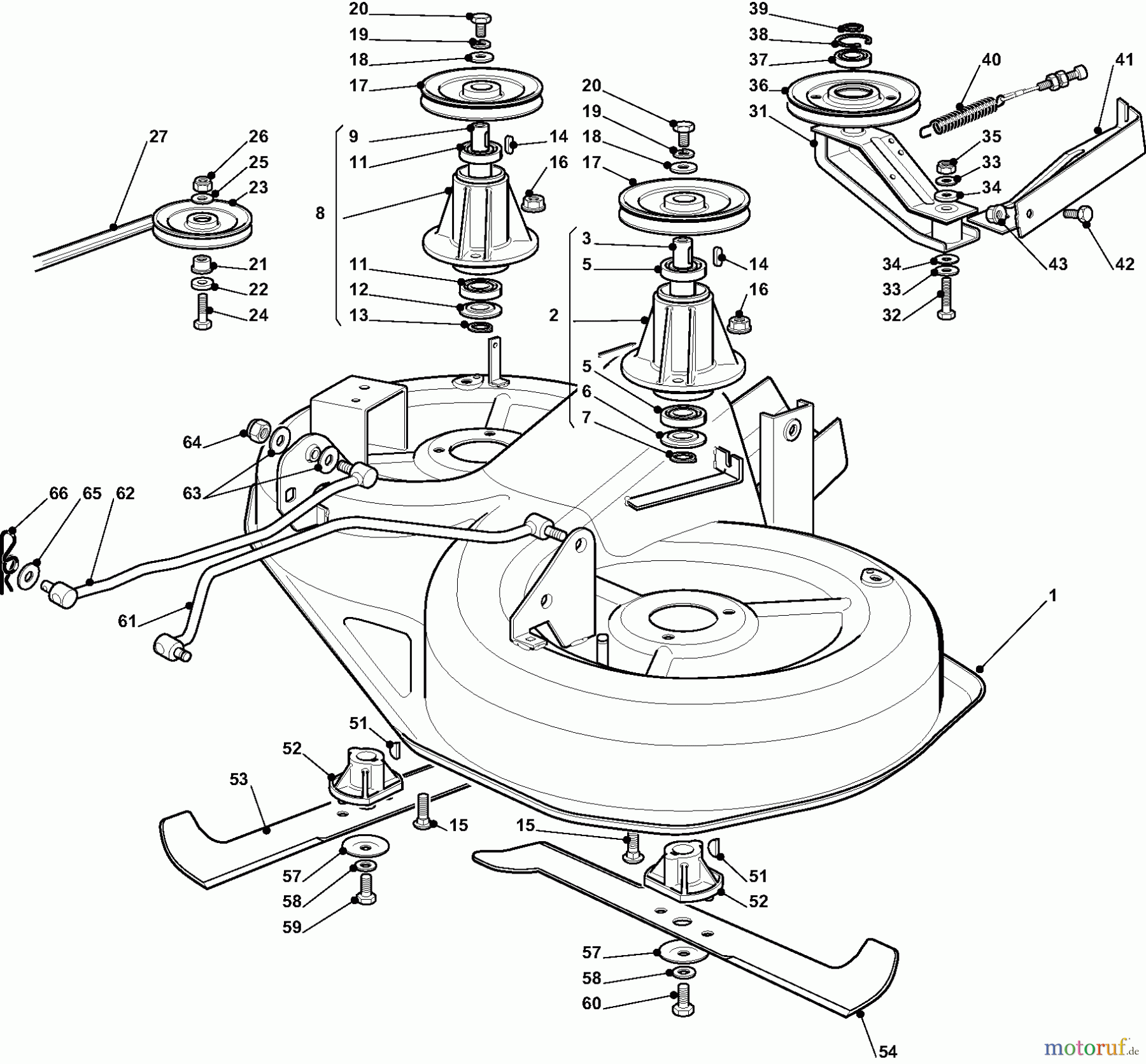  Dolmar Rasentraktoren TM9214 TM9214 (2015-2017) 9  SCHNEIDWERKZEUG (2)