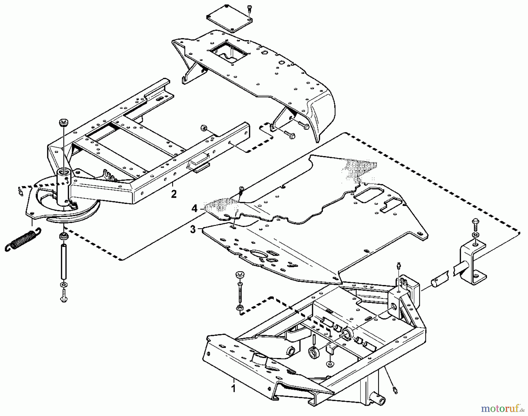  Viking Aufsitzmäher Aufsitzmäher MF 880 C1 - Rahmen (f. ältere Bauart)