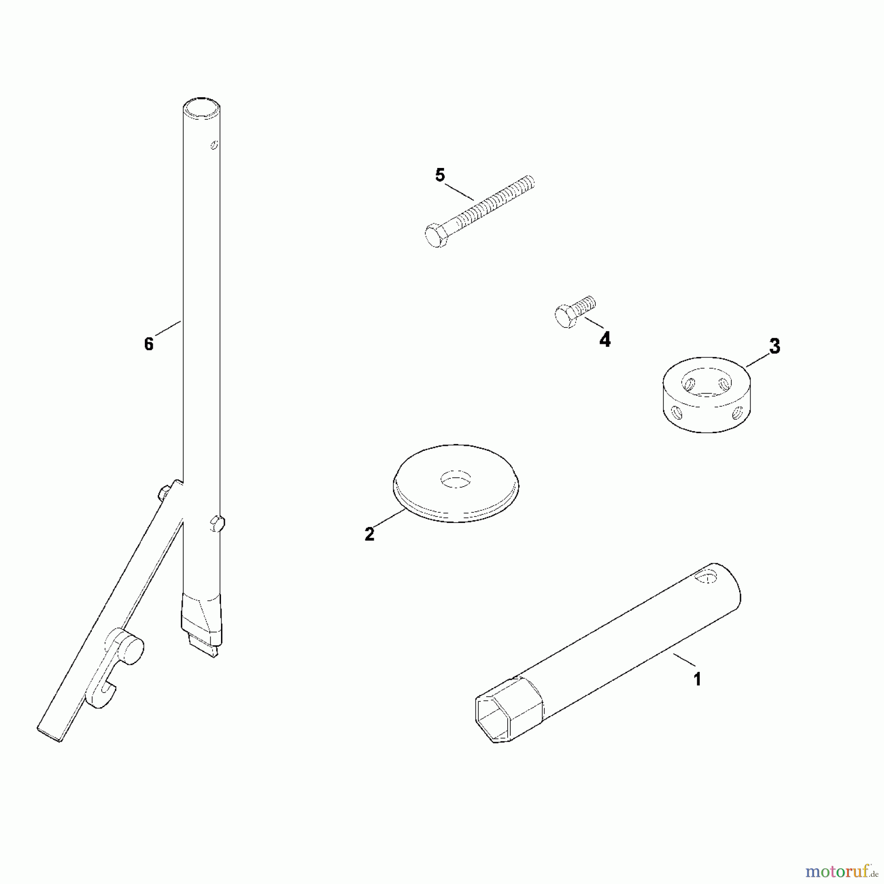  Viking Rasenmäher Benzinrasenmäher MB 650.0 OS I - Werkzeuge