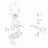 Viking Elektrorasenmäher ME 545.1 Pièces détachées D - Motor, Messer