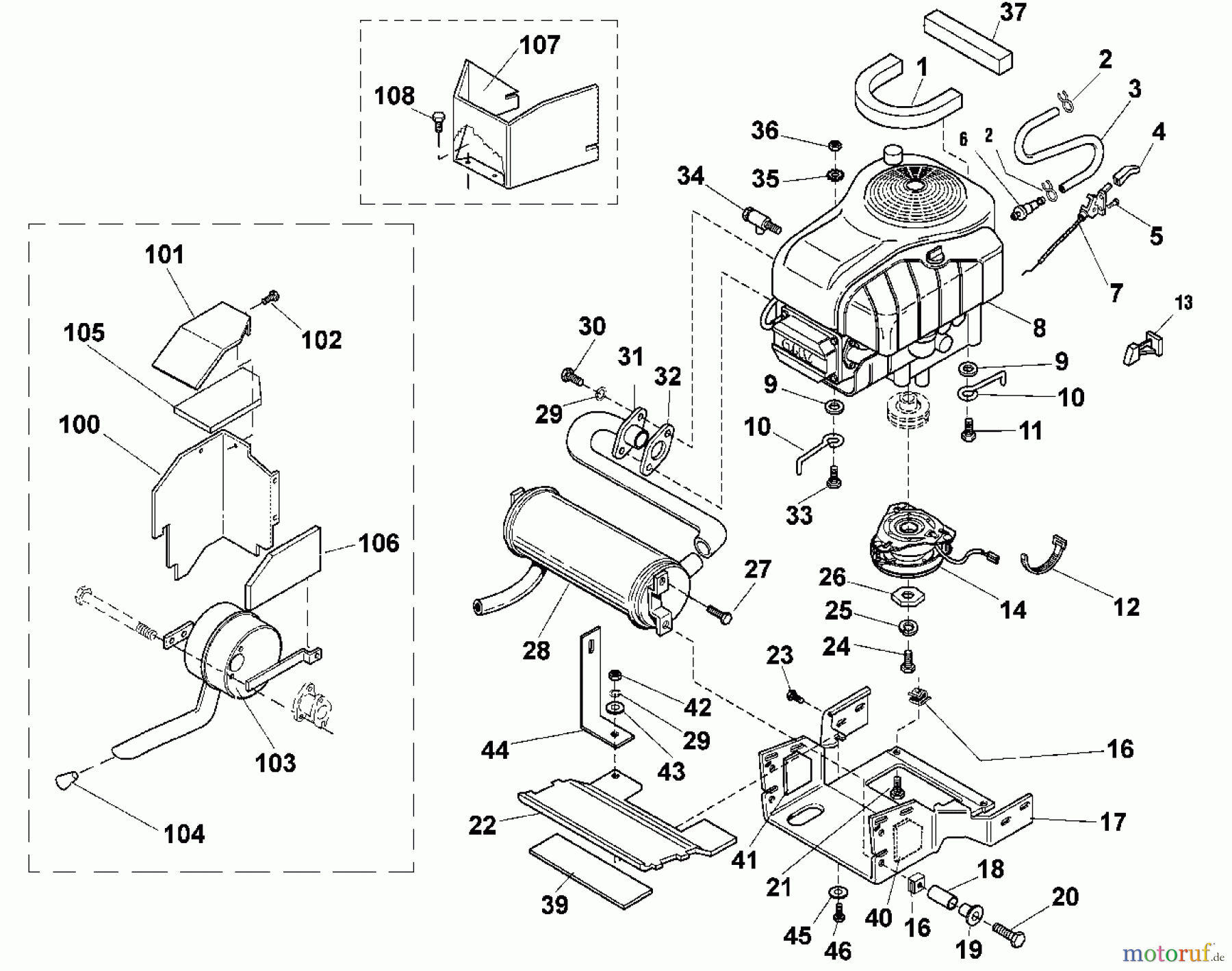  Viking Aufsitzmäher Aufsitzmäher MT 835 40