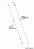 Black-Line BL 46/145 H 12A-TAHQ683 (2020) Pièces détachées Cable de frein, Cable de commande