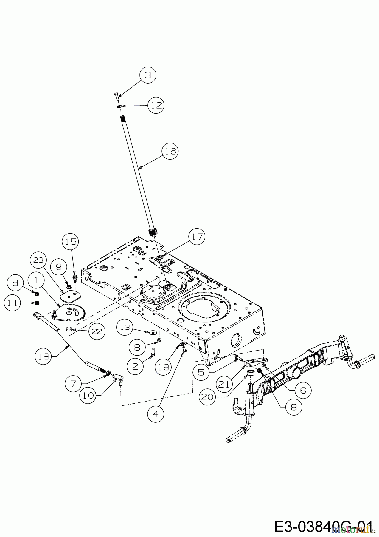  MTD Tracteurs de pelouse Smart RN 145 13JM76KN600  (2020) Système direction