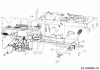 MTD White Passion 76.125T 13BH76KA676 (2020) Pièces détachées Entraînement de roulement, Pedale