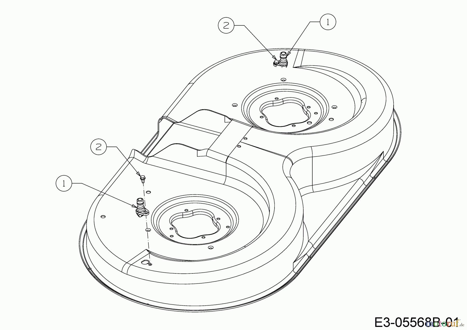  MTD Tracteurs de pelouse LT 105 EXHK 13BG71KN682  (2020) Tuyère nettoyage