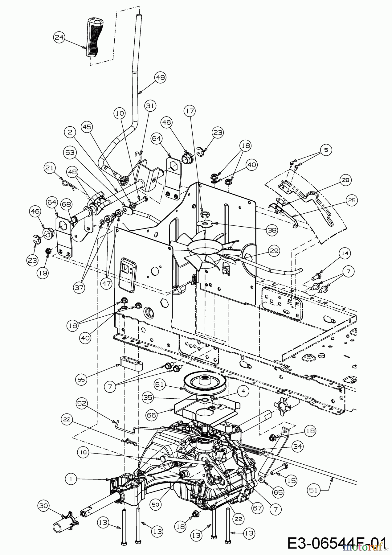  Bricolage Tracteurs de pelouse INV A145107 LB 13AM79SG648  (2019) Entraînement de roulement, Boîte de vitesse hydrostatique, Levier de commande