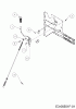 MTD White Passion 76.125T 13AH76KA676 (2019) Pièces détachées Enclenchement plateau de coupe
