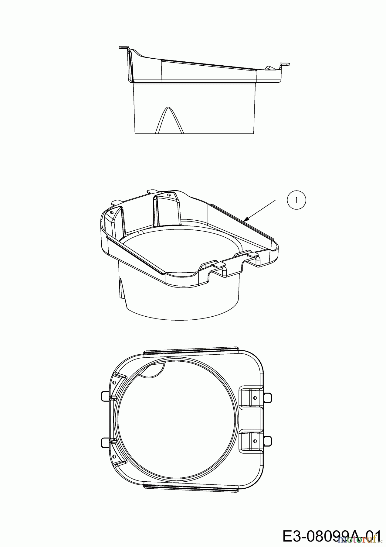  MTD Tracteurs de pelouse MTD 96 13A7765F600  (2019) Conduit air