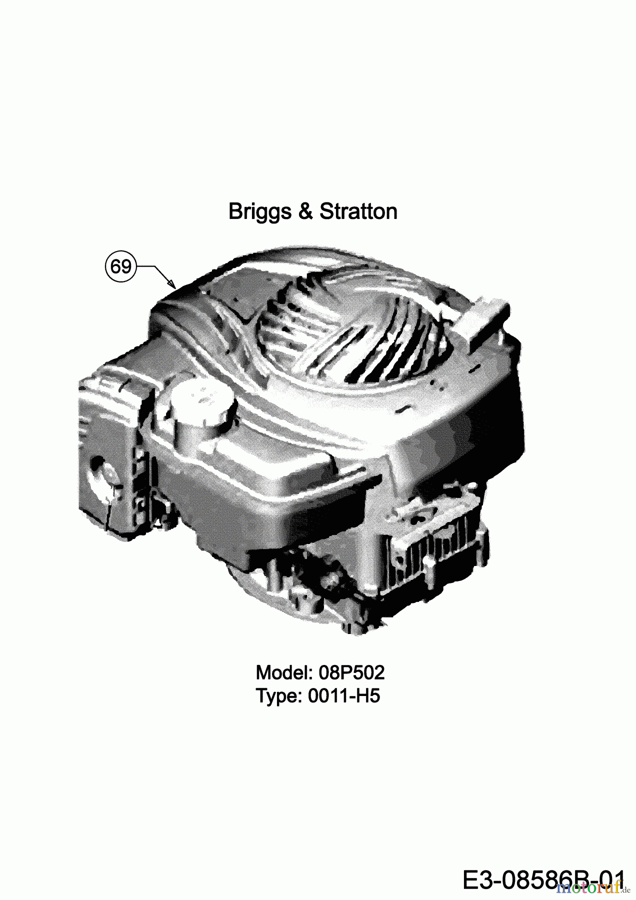  MTD Tondeuse thermique Smart 46 PB 11B-TA5B600 (2020) Moteur Briggs & Stratton