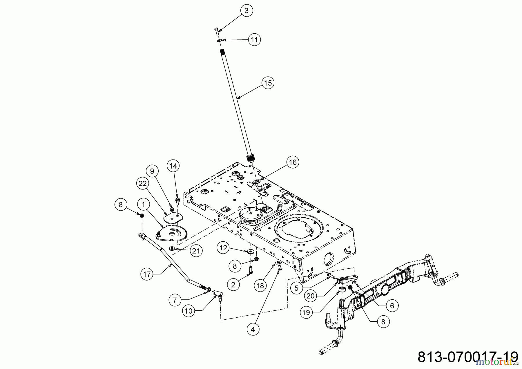  MTD Tracteurs de pelouse Smart RN 145 13A876KN600 (2021) Système direction