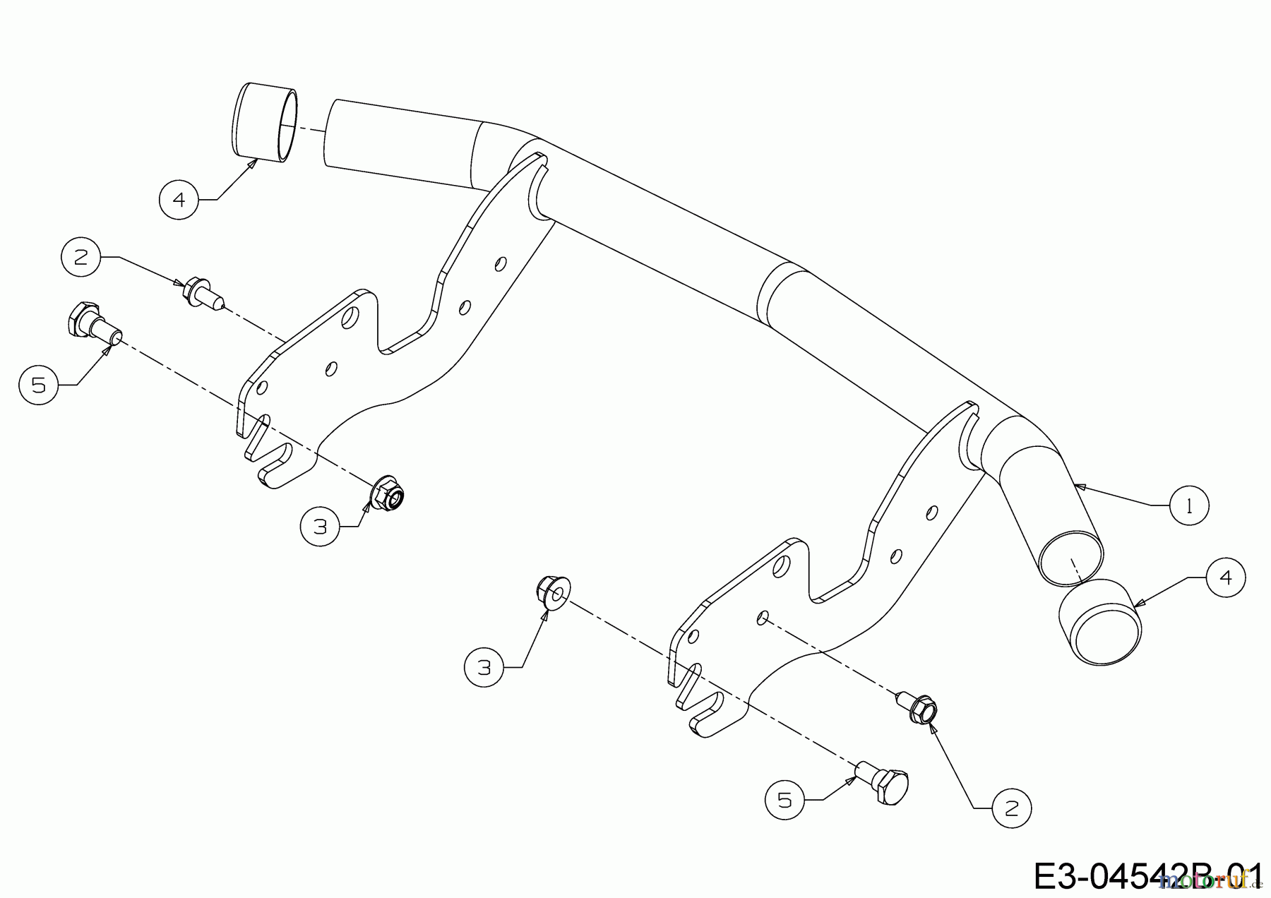  MTD Tracteurs de pelouse Optima LG 200 H 13AJ78SS678 (2023) Pare-chocs