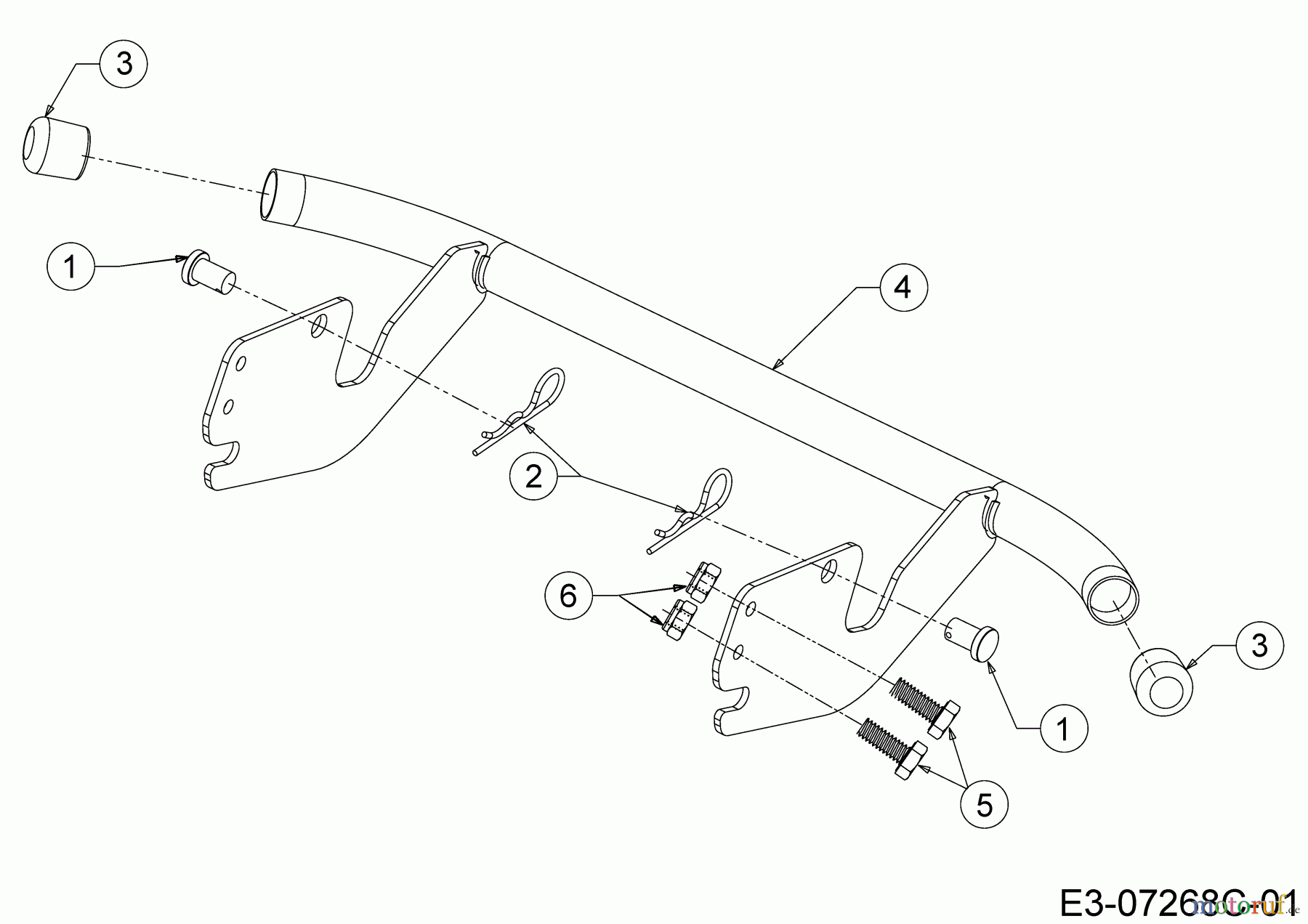  MTD Accèssoires Accèssoires tracteur de jardin et de pelouse Pare-chocs pour série 900 (NX-09) OEM-196B603  (2019) Pare-chocs