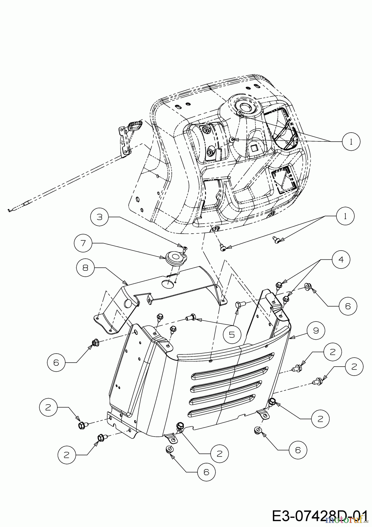  Bricolage Tracteurs de pelouse INV A13092 AB 13A776SE648 (2022) Tableau de bord