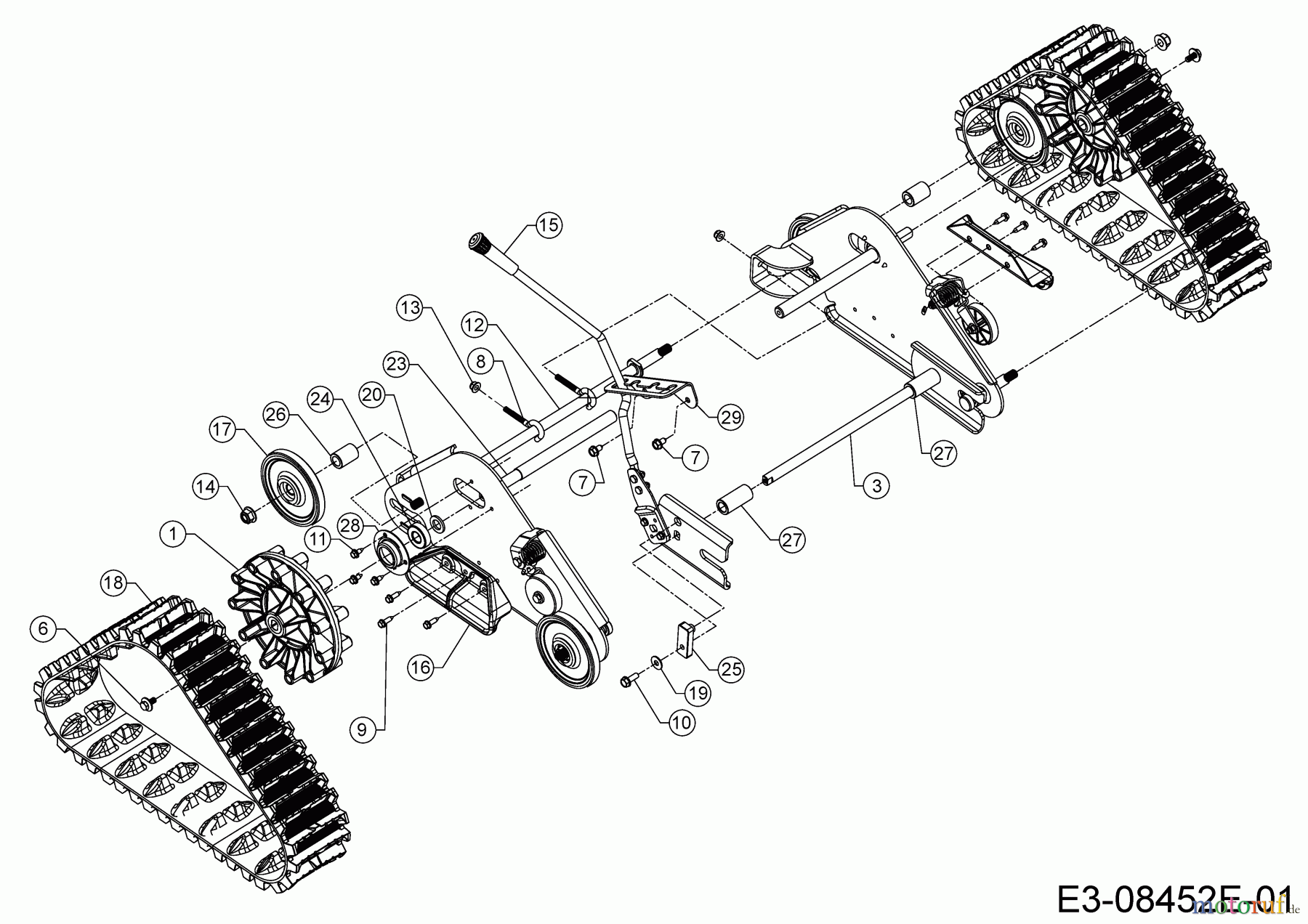  MTD Fraises à neige Optima ME 66 T 31BY7FT3678  (2022) Chain d´avancement