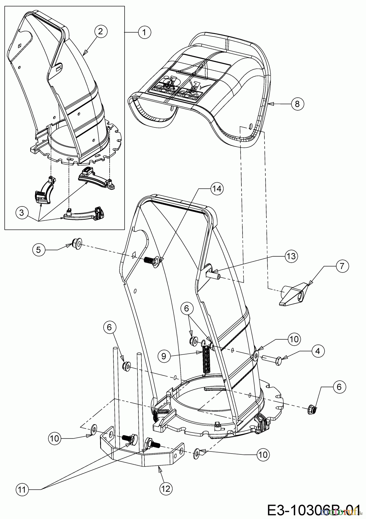  MTD Fraises à neige SMART ME 61 31CW6BF2678  (2022) Tuyère ejection