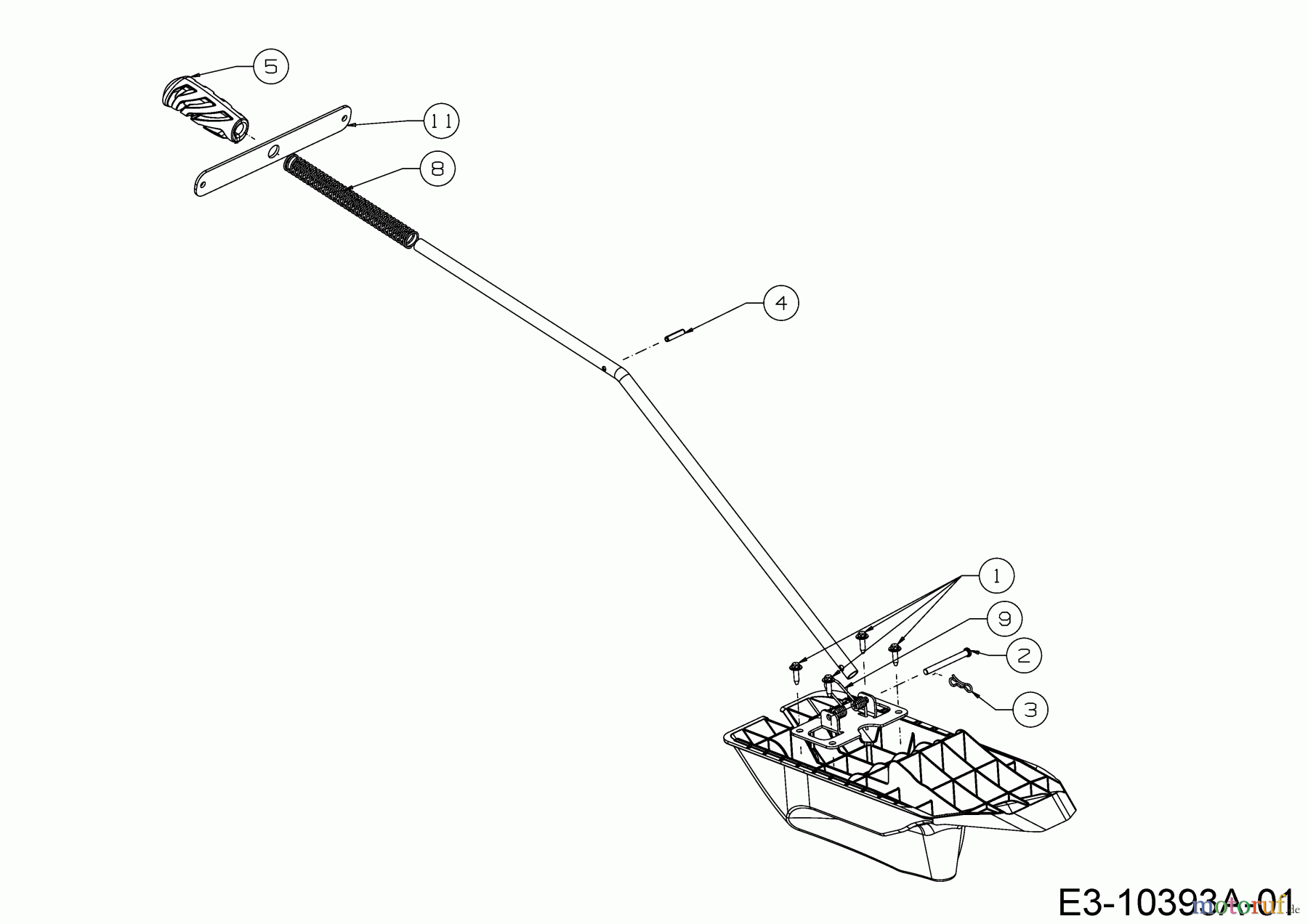  MTD Accèssoires Accèssoires tracteur de jardin et de pelouse Kits mulching pour série A (NX-15) avec plateau de coupe R 196-550-000  (2019) Kit mulching