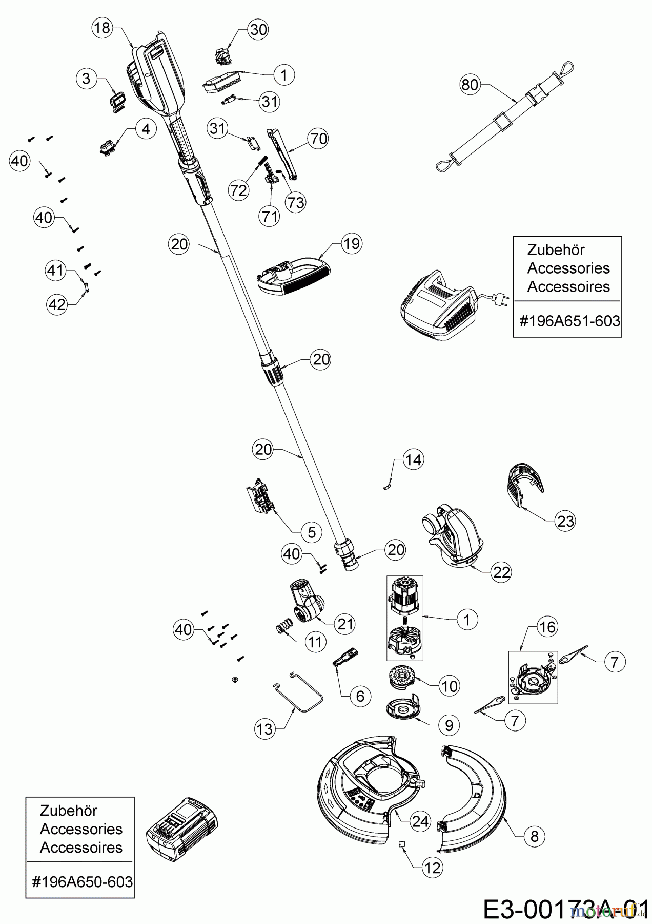  Cub Cadet Débroussailleuses accus LH3 ET 41AE0UN-603  (2019) Machine de base