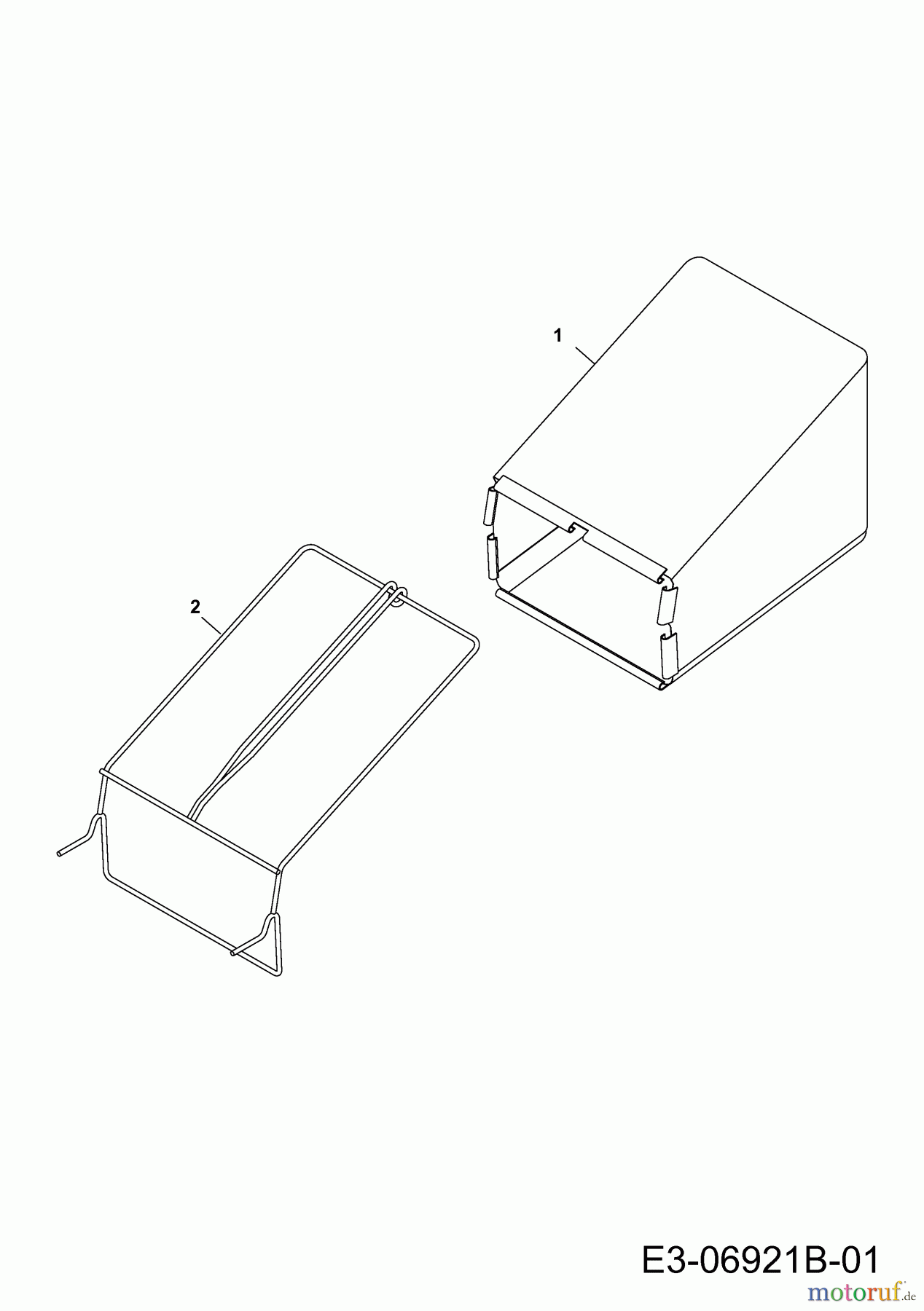  Cub Cadet Scarificateur thermique XC1 B35 16AH9AMQ603  (2020) Sac de réception scarificateur