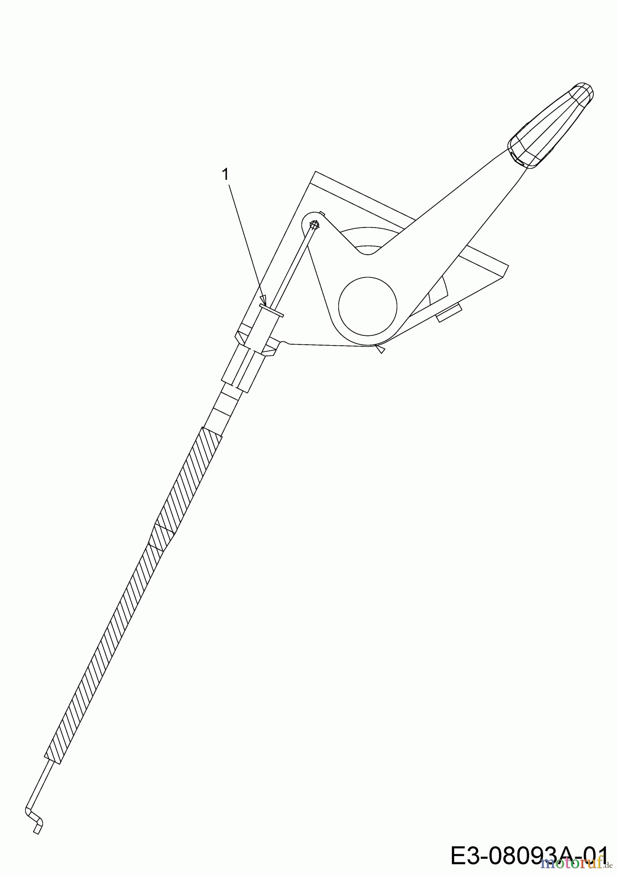  Cub Cadet Tracteurs de pelouse LT3 PR105 13IT71DN603  (2019) Cable de gaz