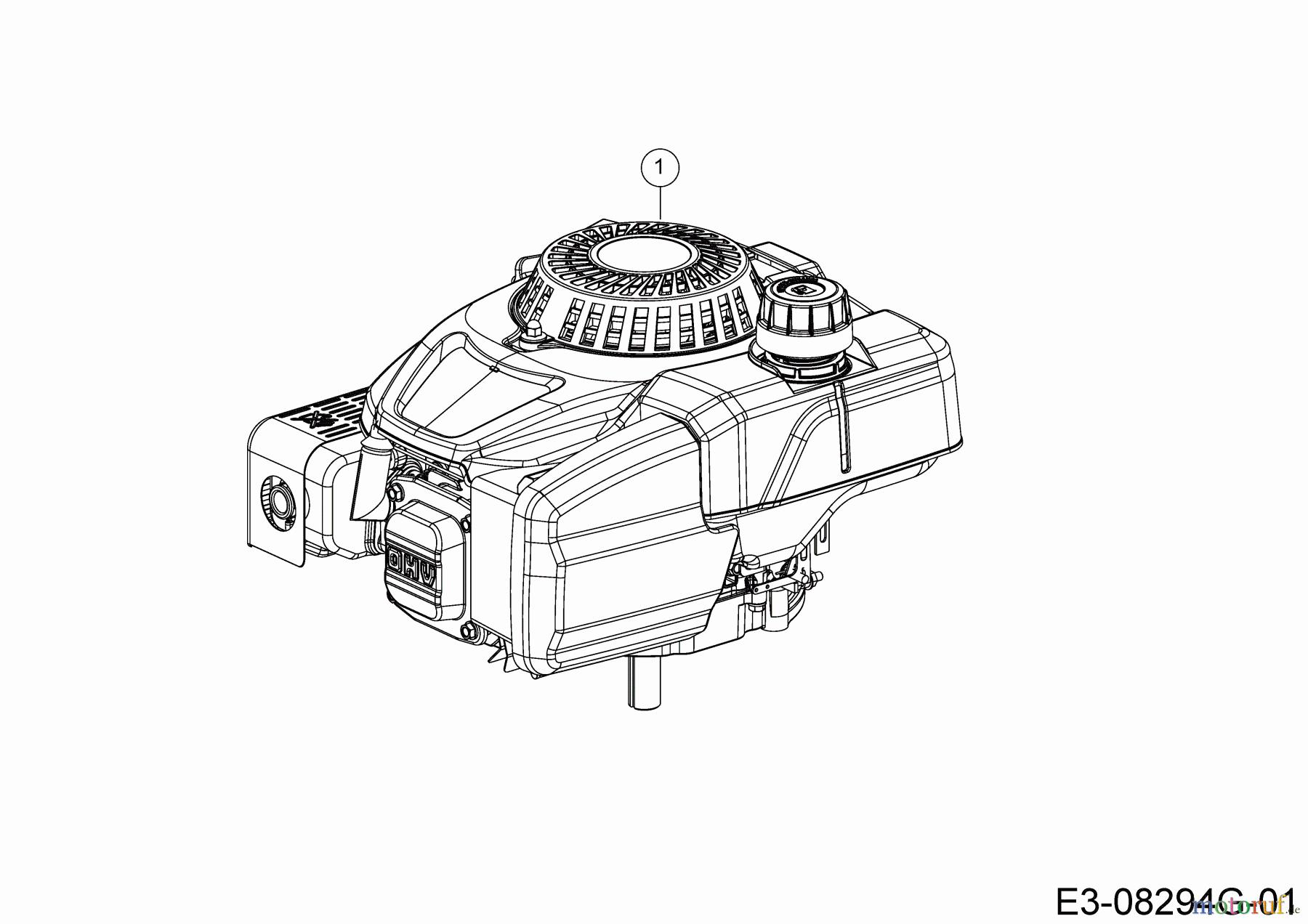  Cub Cadet Tracteurs de pelouse LR2 NS76 13B221JD603  (2020) Moteur