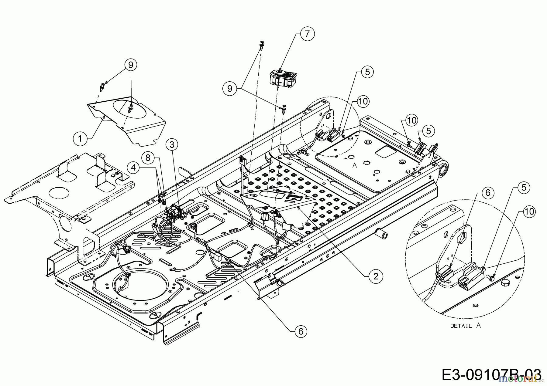  Cub Cadet Zero Turn XZ3 122 17BIDGHB603  (2019) Assortiment électrique