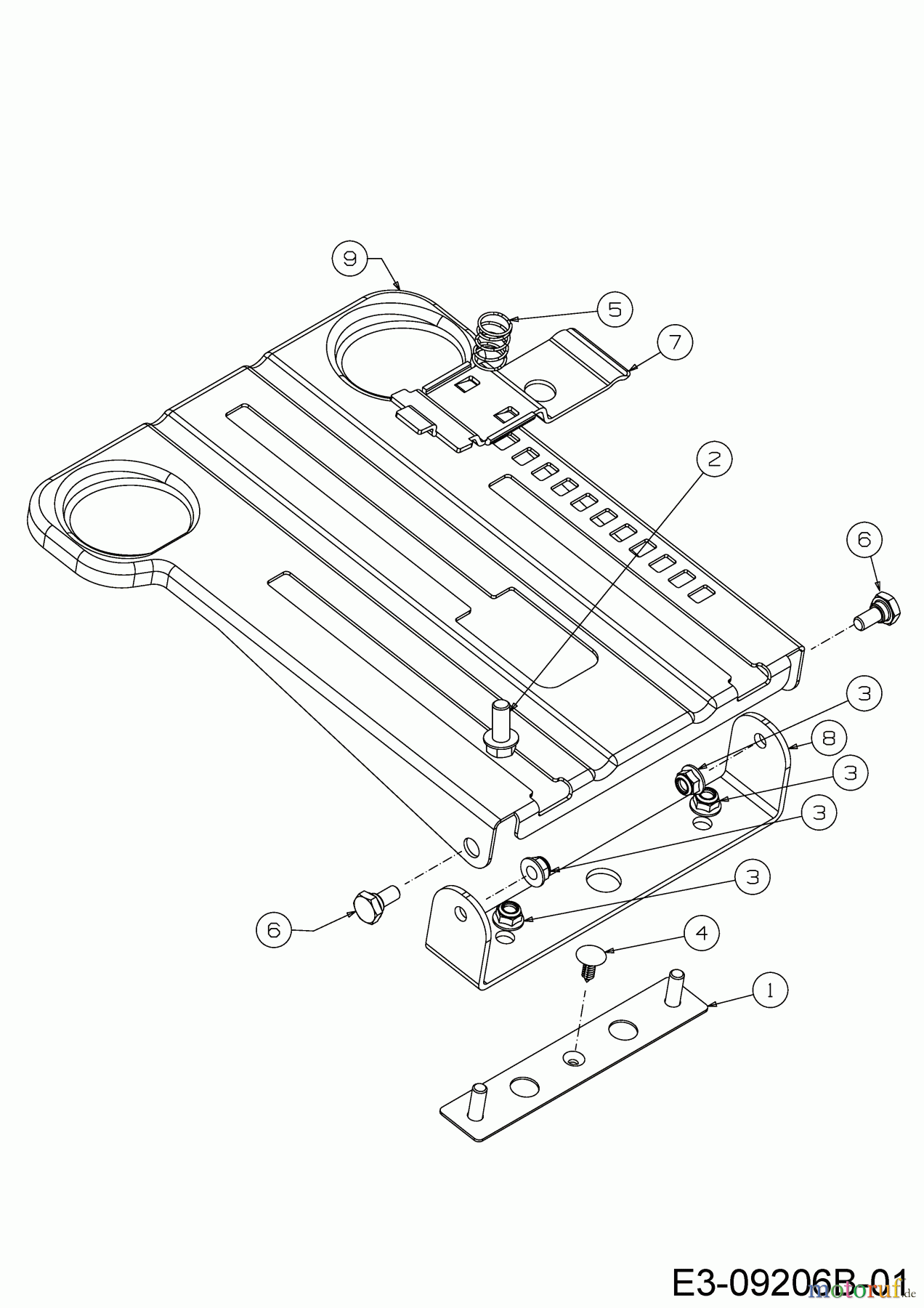  Cub Cadet Tracteurs de pelouse XT2 PS107 13BGA1CS603  (2019) Support de siège