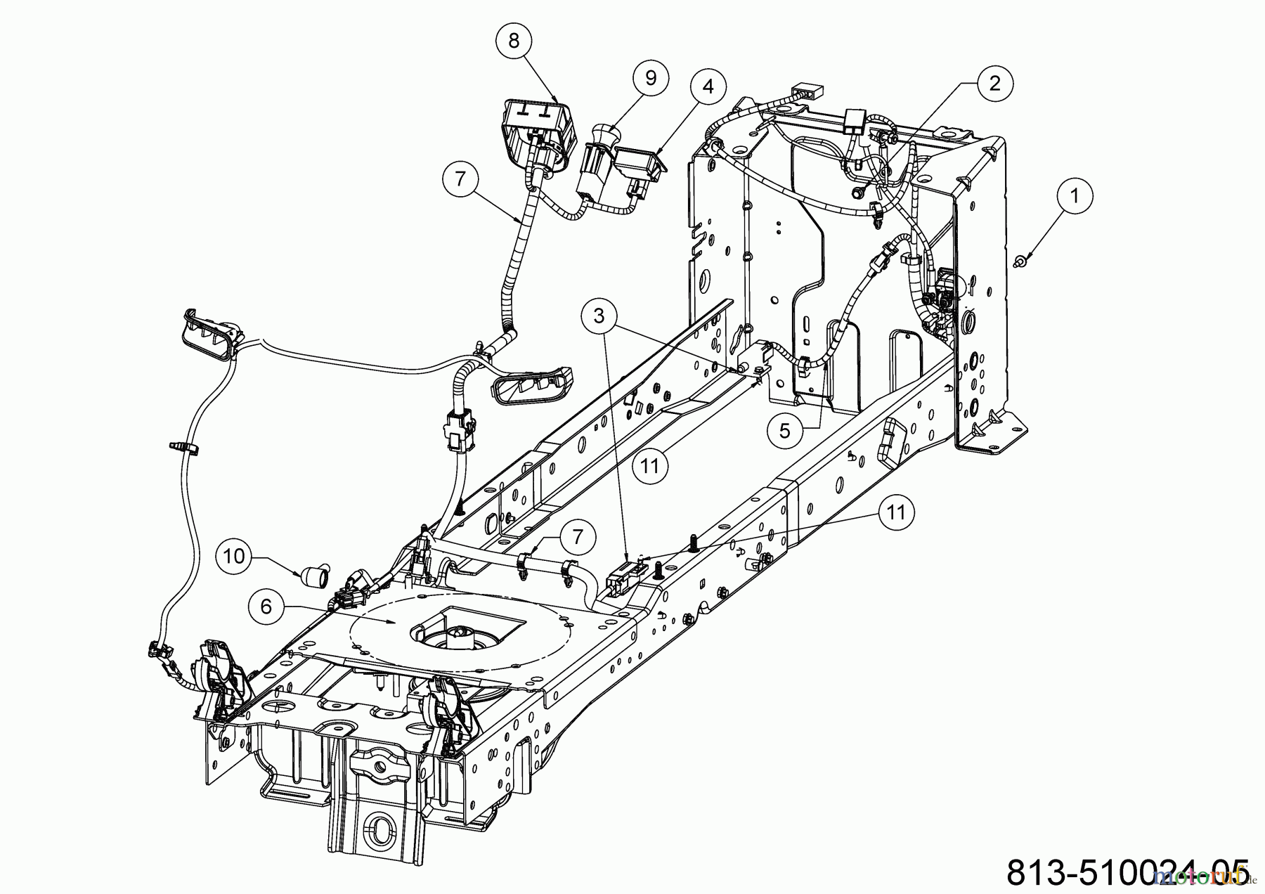  Cub Cadet Tracteurs de pelouse XT2 PS117 13CGA1CT603 (2021) Assortiment électrique