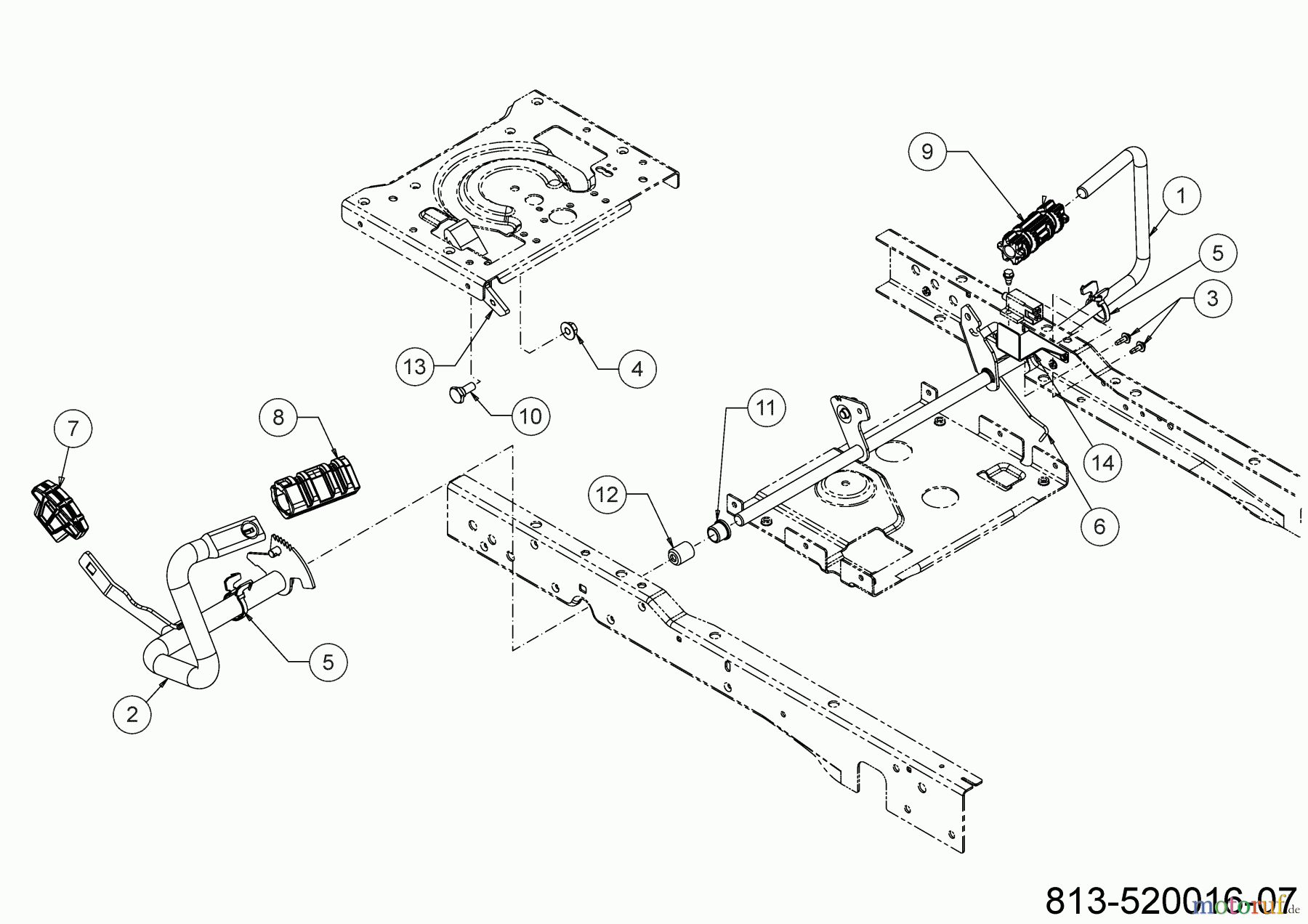  Cub Cadet Tracteurs de pelouse XT2 QR106 13DFA1CR603 (2021) Pedales