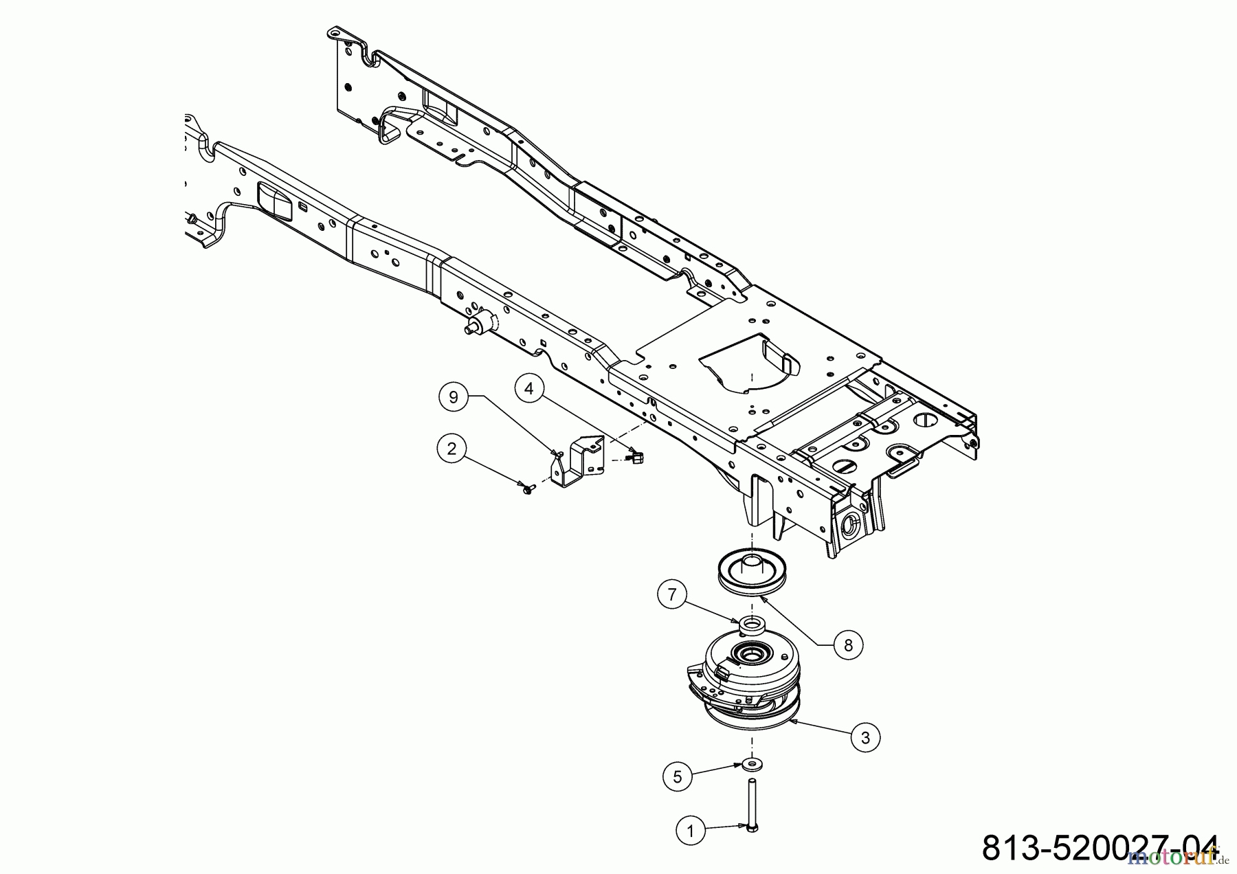  Cub Cadet Tracteurs de pelouse XT1 OR106 13A8A1TR603 (2023) Embrayage électromagnétique, Poulie moteur