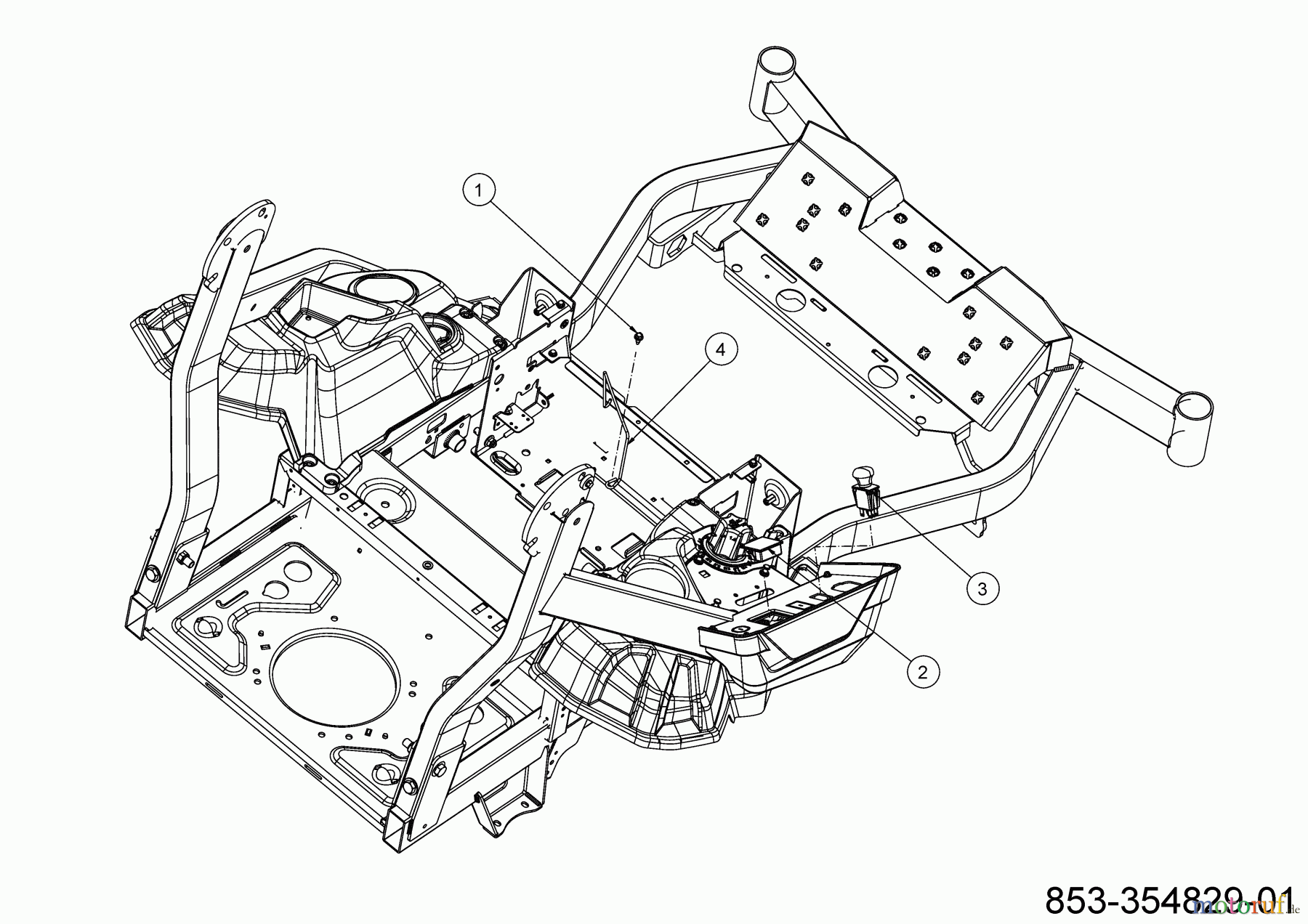  Cub Cadet Zero Turn XZ7 L122 ULTIMA 47AIAAA6603 (2023) Assortiment électrique