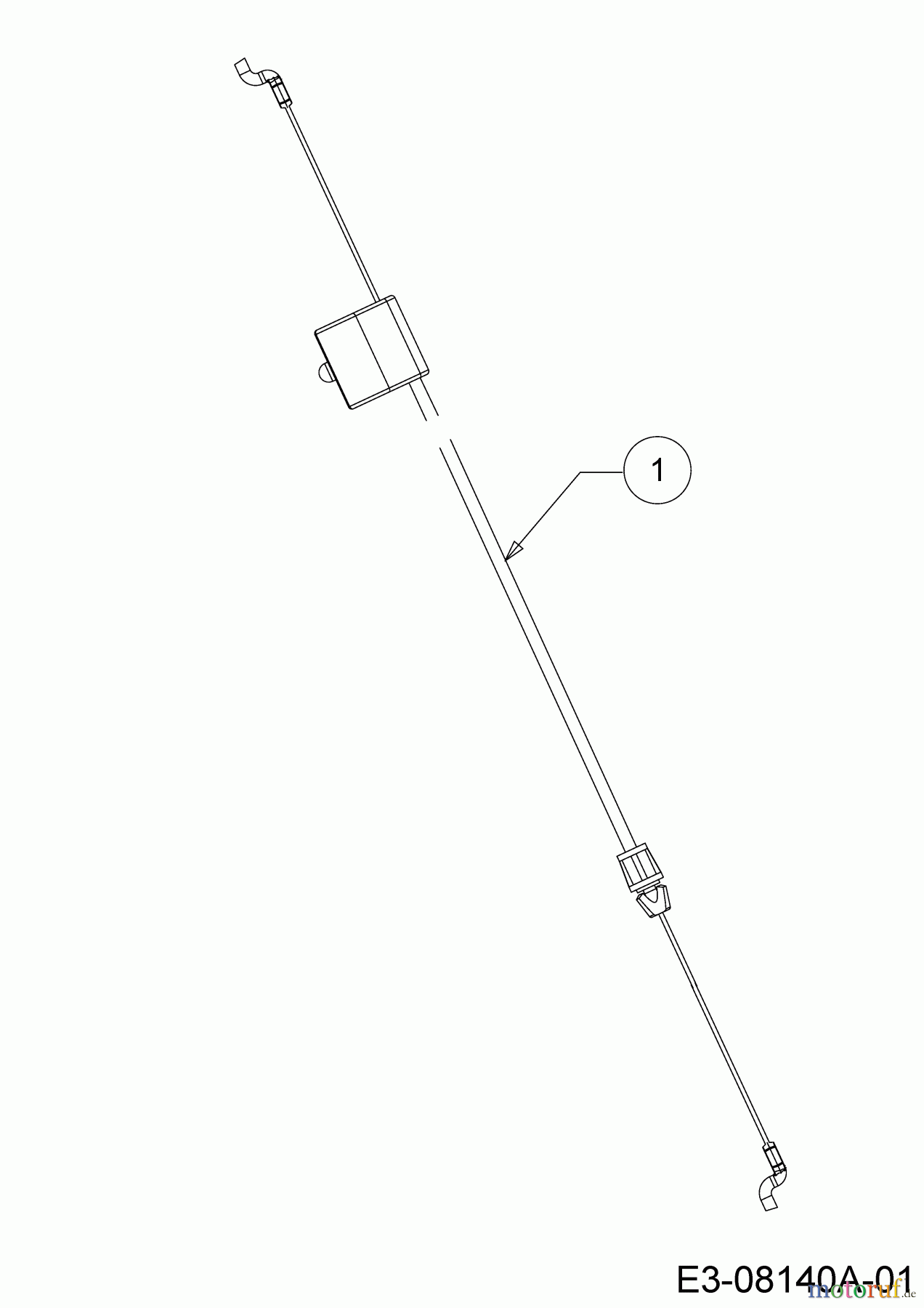  Cub Cadet Tondeuse thermique LM1 AP46 11C-TQMG603 (2023) Cable de frein