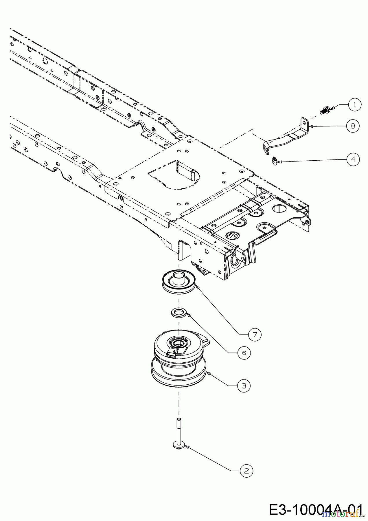  Cub Cadet Tracteurs de pelouse XT1 OS107 13C8A1CS603 (2021) Embrayage électromagnétique, Poulie moteur