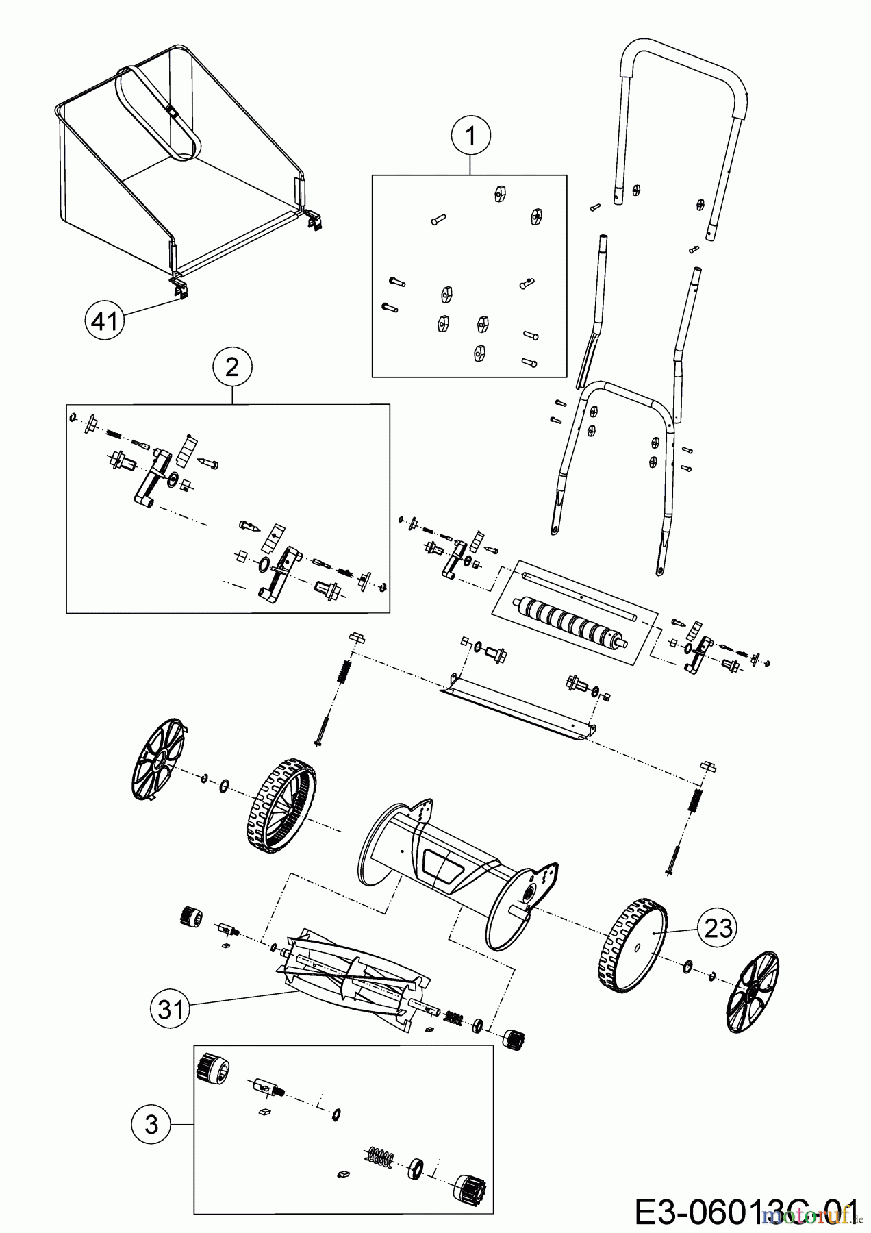  Wolf-Garten Tondeuse à cylindre TT 300 S 15B-AA--650  (2019) Machine de base