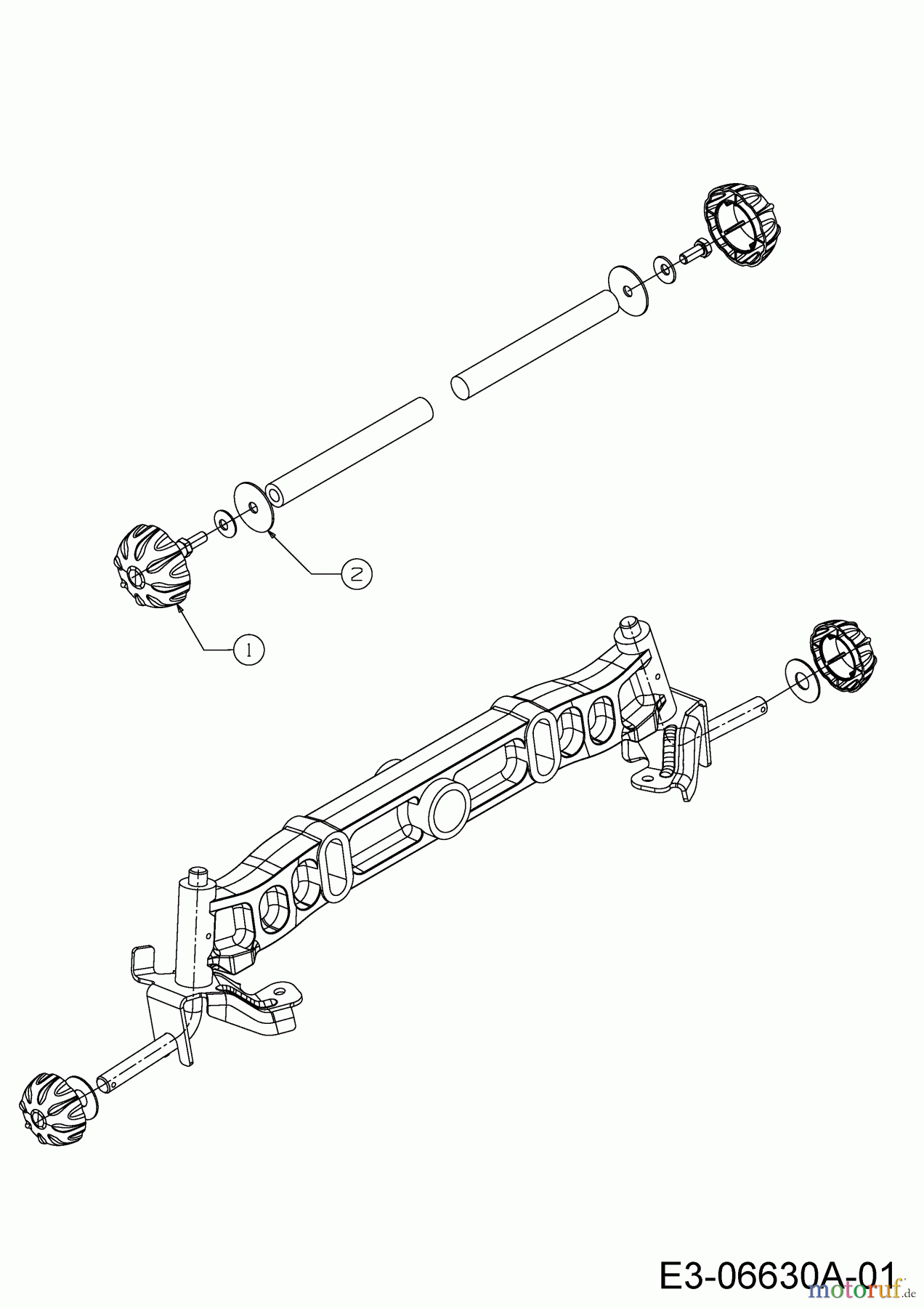  Wolf-Garten Tracteurs de pelouse Expert 105.185 H 13HJ99WN650  (2016) Enjoliveurs