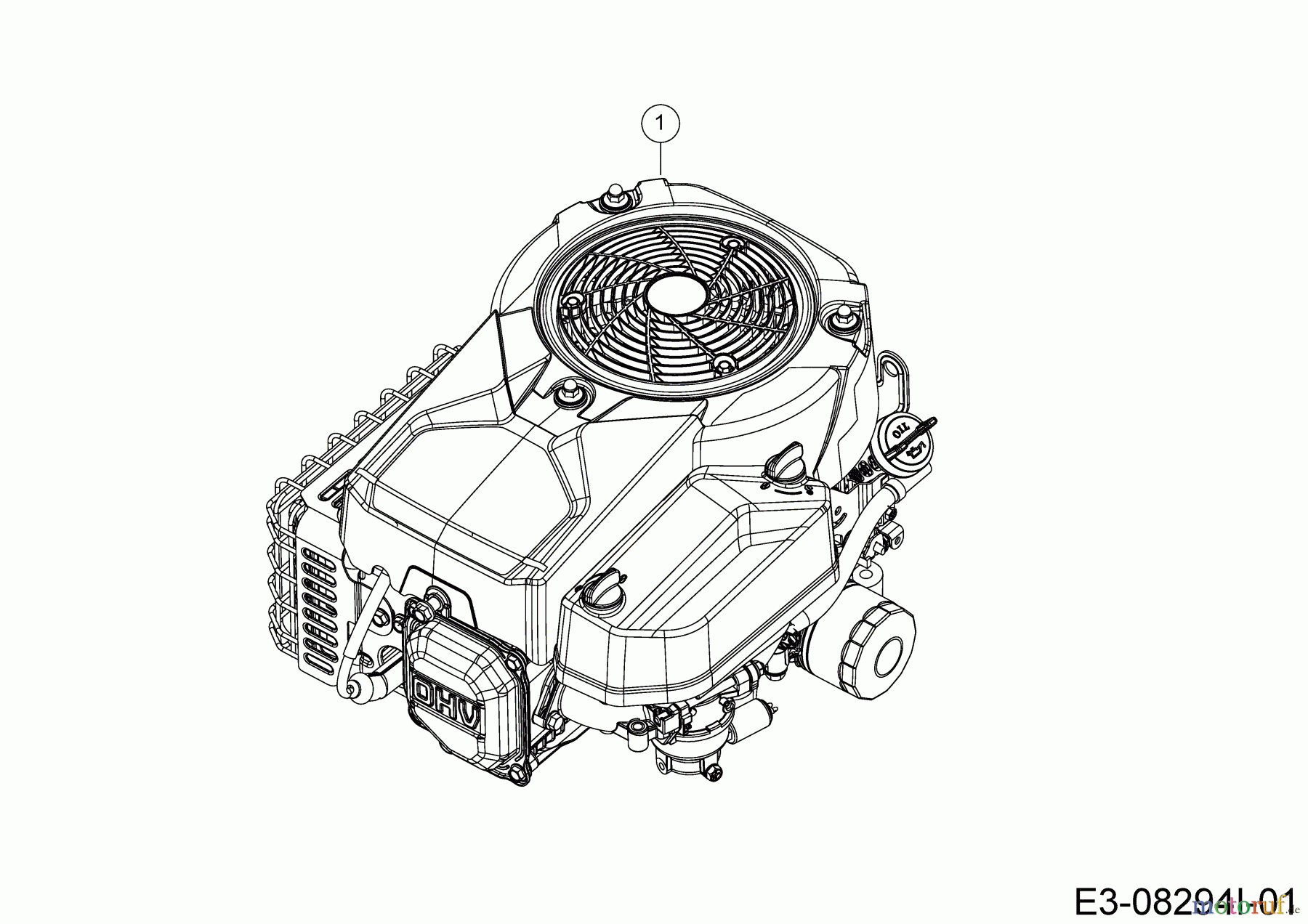  Wolf-Garten Tracteurs de pelouse Scooter Hydro 13A721SD650  (2019) Moteur