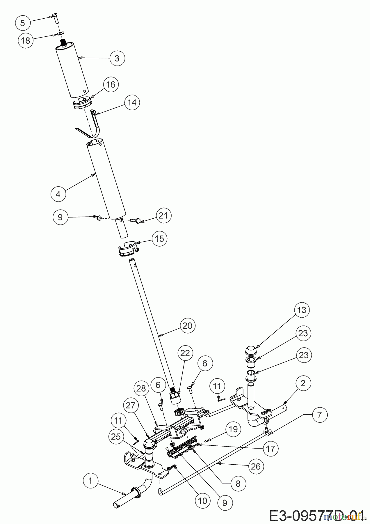  Wolf-Garten Tracteurs de pelouse Scooter Pro 13C226HD650  (2020) Système direction
