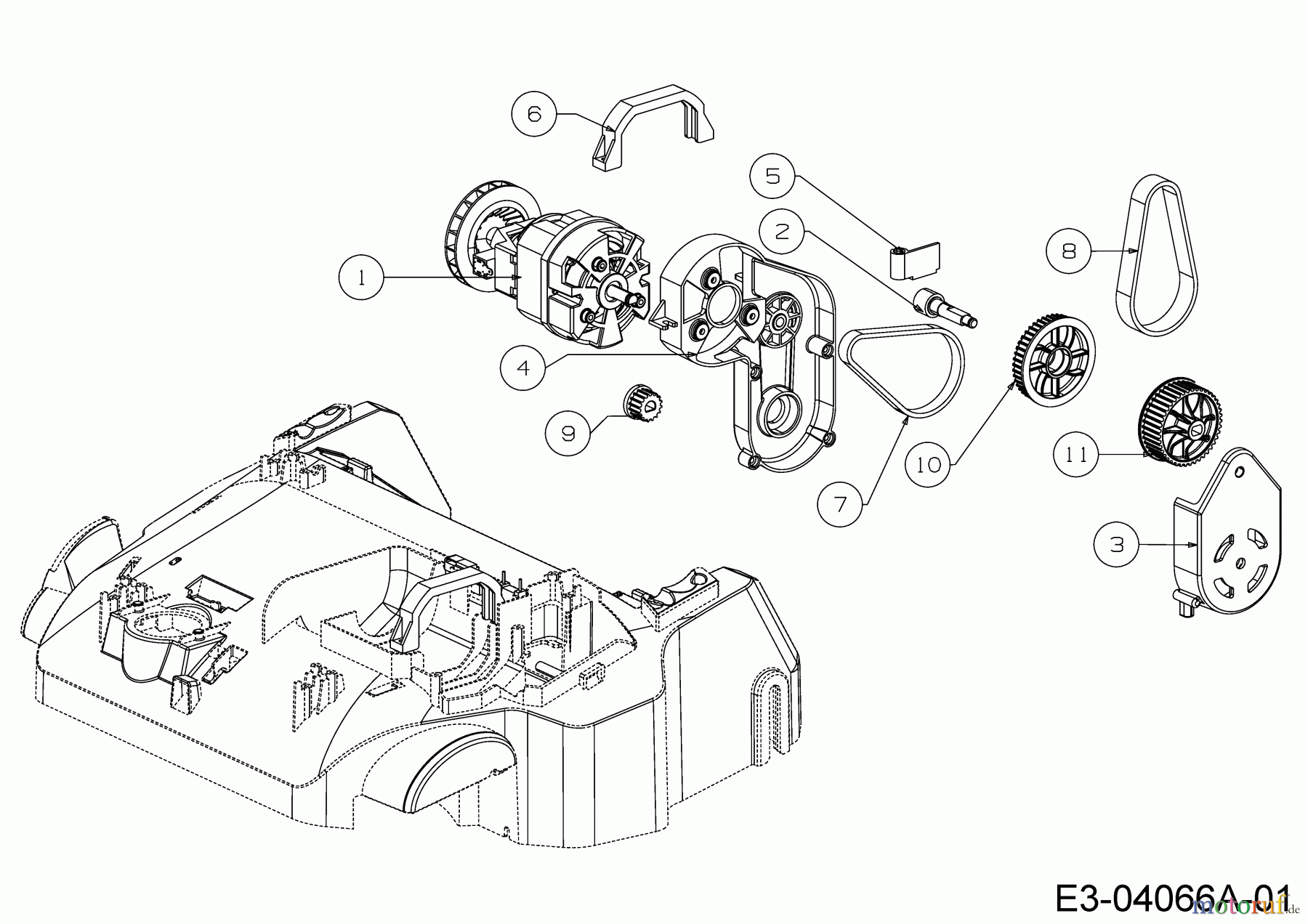  Wolf-Garten Scarificateur électrique VA 378 E 16CFFHPA650  (2021) Transmission